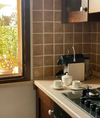 Set per la preparazione di tè e caffè presso Casa Robi