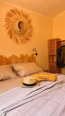 Letto o letti in una camera di Il Nido