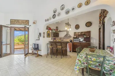 Cucina o angolo cottura di a casa di nonna Cami
