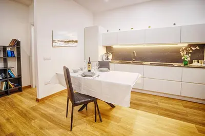 Cucina o angolo cottura di 5 Minuti dalla Spiaggia - La Casa di Kiki