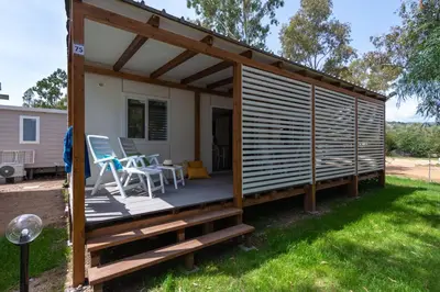 Giardino di Camping Village Orri