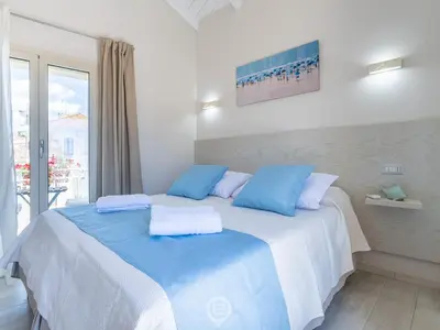 Letto o letti in una camera di Il Ginepro