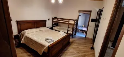 Letto o letti in una camera di Belvedere