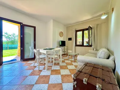 Area soggiorno di Villa With Pool