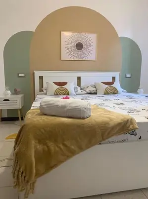 Letto o letti in una camera di Casa Koa