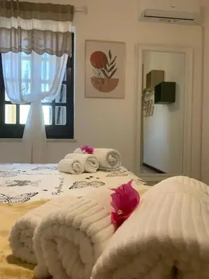 Letto o letti in una camera di Casa Koa