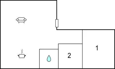 Planimetria di Cozy Apartment In Ilbono With Wifi