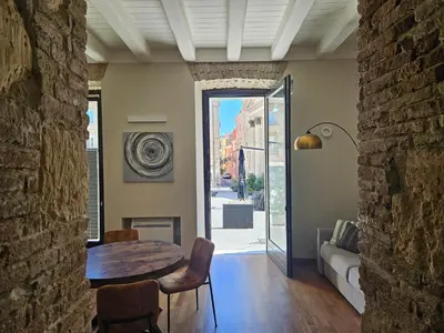Area soggiorno di Appartamento Adiosa
