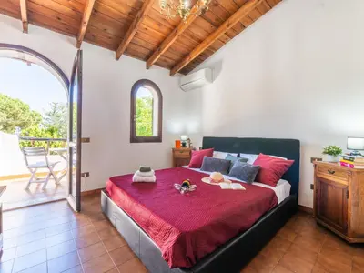 Letto o letti in una camera di Holiday Home Sant'Andrea by Interhome