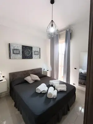 Letto o letti in una camera di Janas Maris