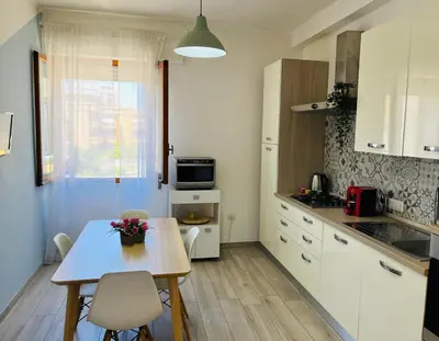 Cucina o angolo cottura di Modern Blue Apartment