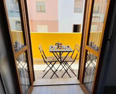Balcone o terrazza di Modern Blue Apartment
