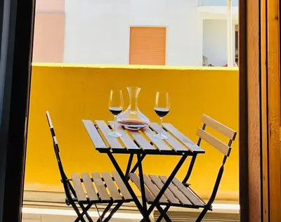 Planimetria di Modern Blue Apartment