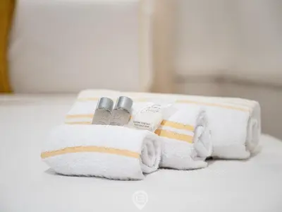 Letto o letti in una camera di La Maisonnette