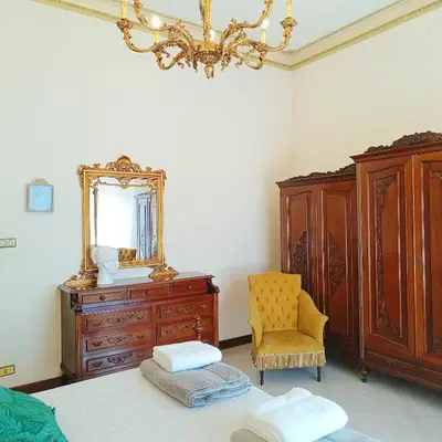 Letto o letti in una camera di Casa vacanze in villa