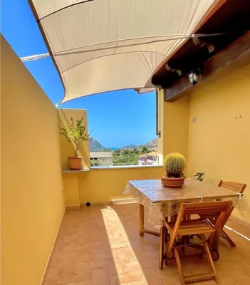 Balcone o terrazza di Baistroccu