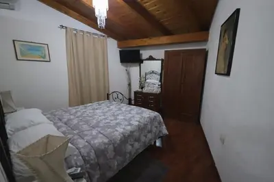 Letto o letti in una camera di Casa India