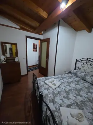 Letto o letti in una camera di Casa India