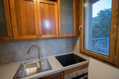 Cucina o angolo cottura di Villa Gallo - Piano terra