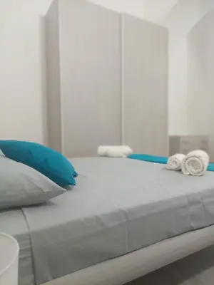 Letto o letti in una camera di Antica Dimora