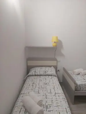 Letto o letti in una camera di Antica Dimora