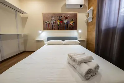 Letto o letti in una camera di Admiral Appartment