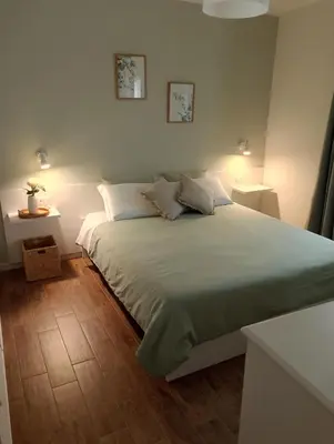 Letto o letti in una camera di Mavi Rooms