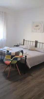 Letto o letti in una camera di Harmony Affittacamere