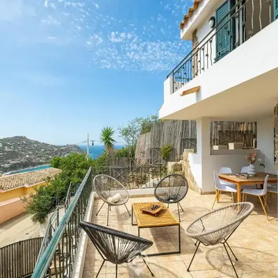 Villa Sirena - Terrace with Sea View