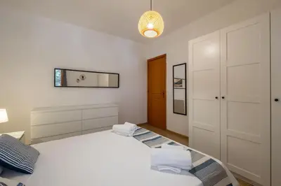 Letto o letti in una camera di Villa Sant'Andrea 180m to the Sea- Privat Parking-Netflix-Self Check in