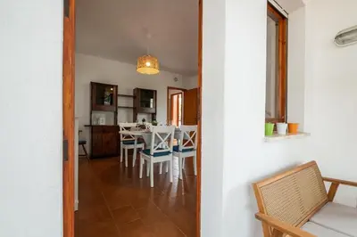 Cucina o angolo cottura di Villa Sant'Andrea 180m to the Sea- Privat Parking-Netflix-Self Check in