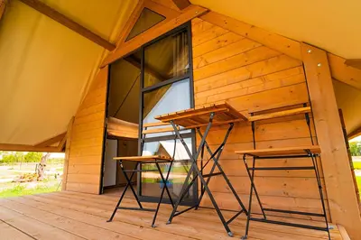 Balcone o terrazza di AgriGlamping Munai