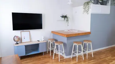 TV o dispositivi per l'intrattenimento presso Soliana Apartments