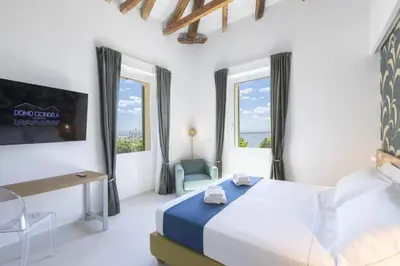 Letto o letti in una camera di Domo Cicindela