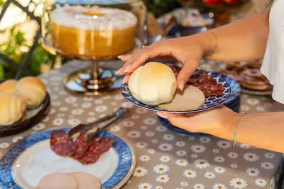 Cibo presso il bed & breakfast o nelle vicinanze
