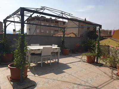 Balcone o terrazza di La Casa Rosada Arbus
