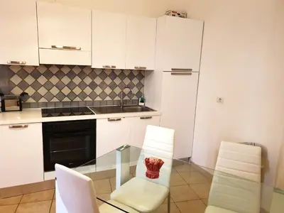 Cucina o angolo cottura di La Casa Rosada Arbus
