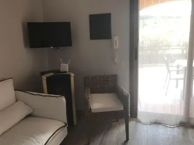 TV o dispositivi per l'intrattenimento presso Villasimius my heart house