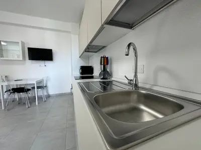 Cucina o angolo cottura di Casa Ninfe Mare e Centro Storico