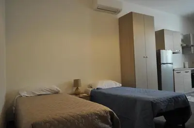 Letto o letti in una camera di Appartamento Bilocale La Ripa