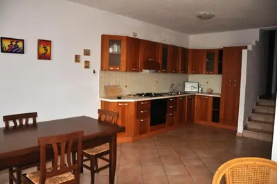 Cucina o angolo cottura di Villetta via del mirto