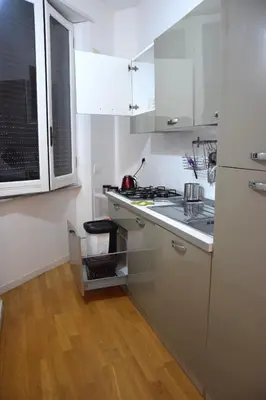 Cucina o angolo cottura di Splendido open space, a 10 min a piedi dal Centro IUNS2308
