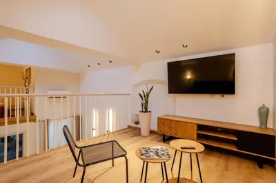 TV o dispositivi per l'intrattenimento presso Garzia Rooms - Dimora Storica