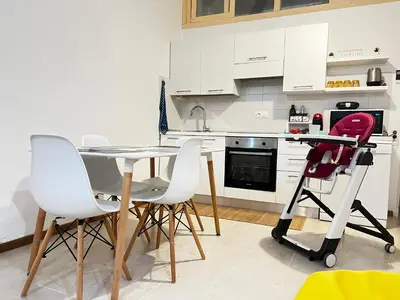 Cucina o angolo cottura di Casa Dedè nel centro storico di Cagliari