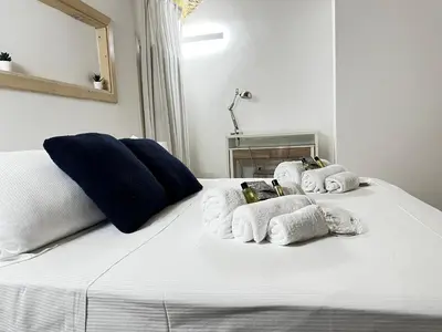 Letto o letti in una camera di Casa Dedè nel centro storico di Cagliari