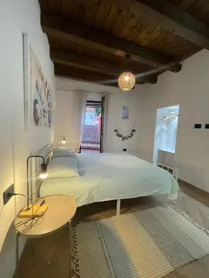 Letto o letti in una camera di La casa di carlotta