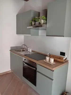Cucina o angolo cottura di La casa di carlotta