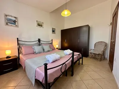 Letto o letti in una camera di Villa Rosanna