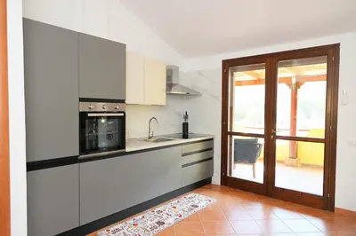 Cucina o angolo cottura di Bella Vita 300m dalla spiaggia