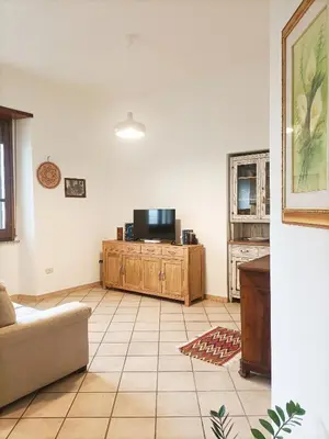 TV o dispositivi per l'intrattenimento presso Bright Port View Apartment- Secondary Entrance Free Parking